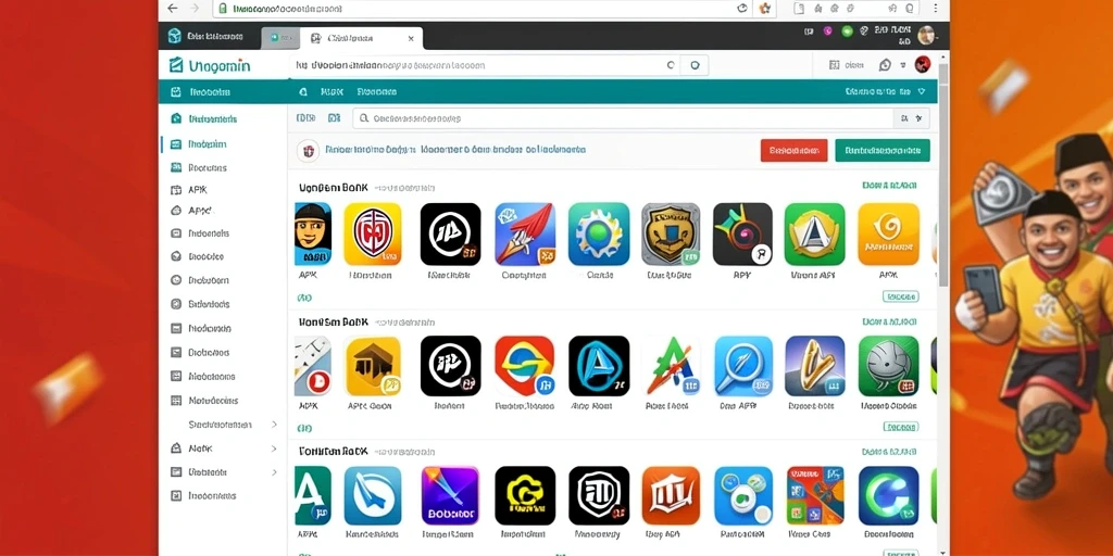 Tampilan awal game yang menarik perhatian.