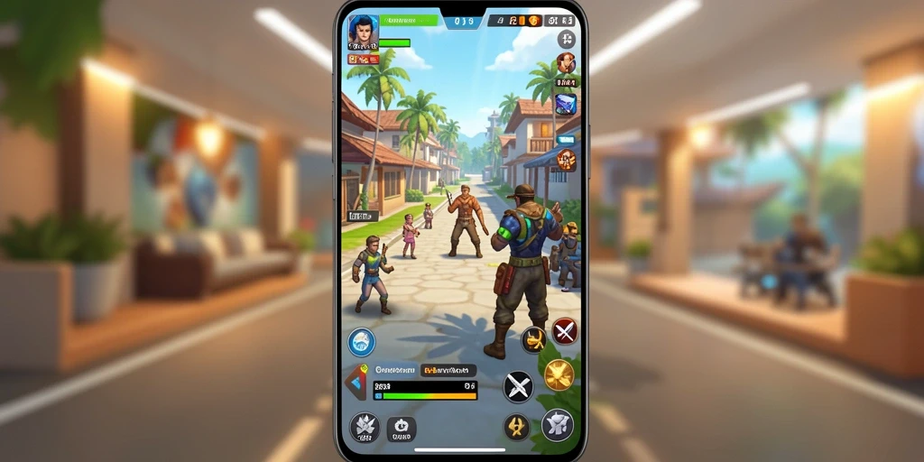Menampilkan aksi seru gameplay 7GAME.