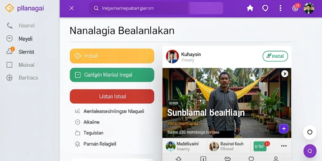 Antarmuka aplikasi yang mudah digunakan.