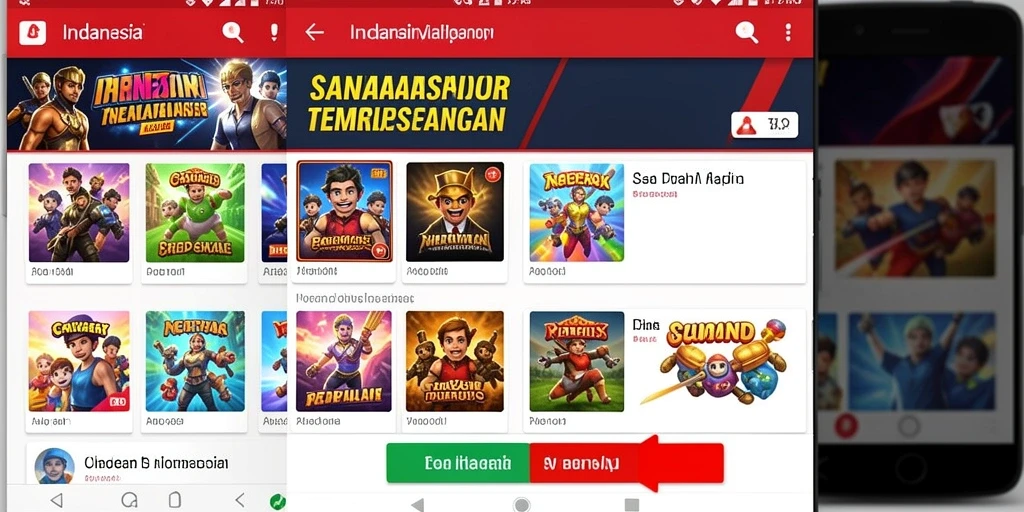 Tampilan antarmuka pengguna yang menarik.