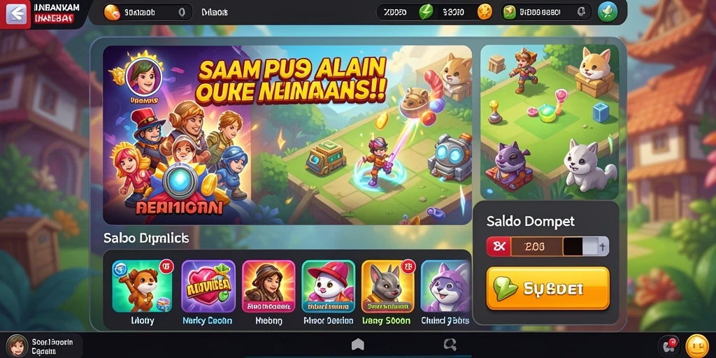 Tampilan awal permainan DORAHOKI yang menarik.