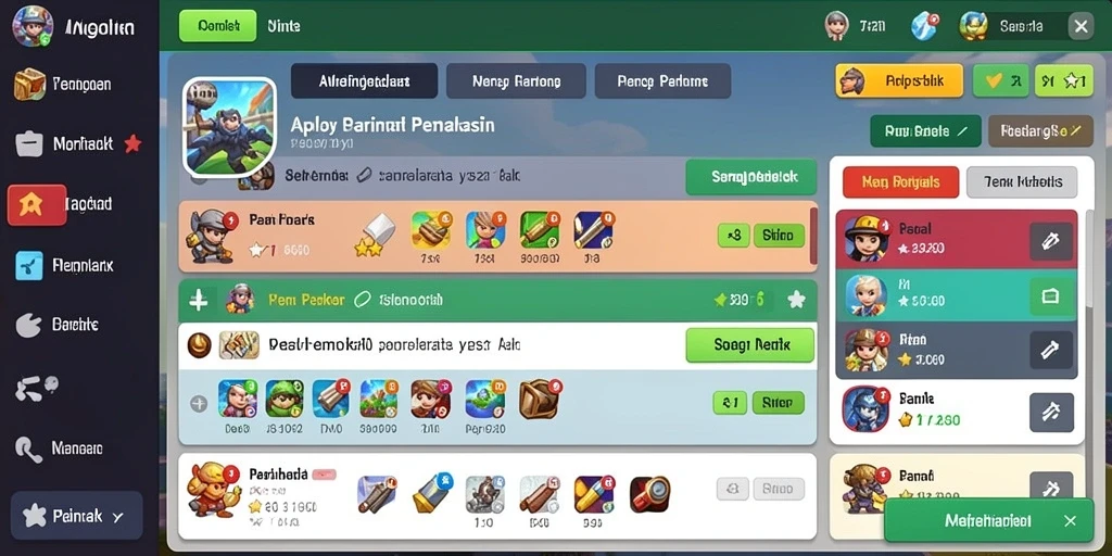 Tampilan antarmuka yang intuitif dan menarik.