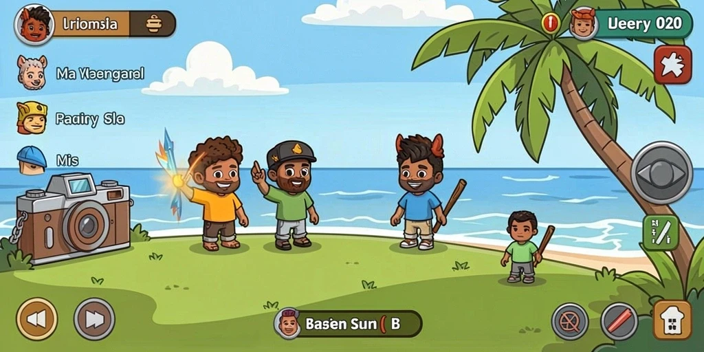 Tampilan awal game IDRRP yang menarik dan penuh warna.