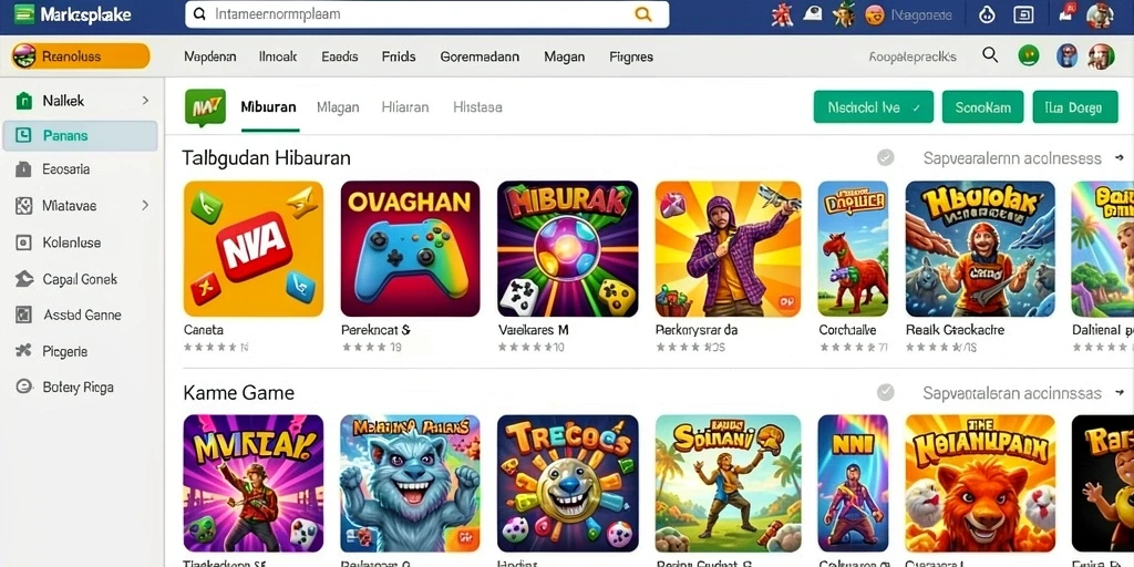 Tangkapan layar menampilkan grafik yang menawan.