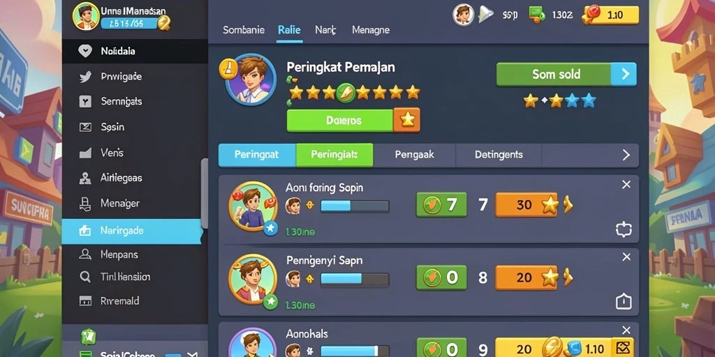 Tampilan antarmuka aplikasi yang menarik.