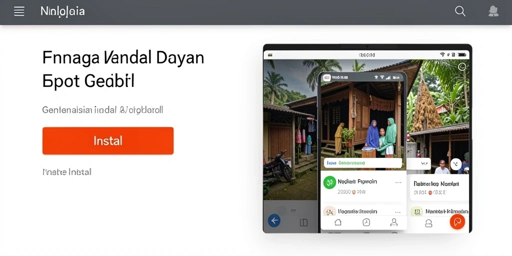 Tampilan antarmuka yang intuitif dan menarik.